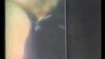 Classic bestiality video featuring a female performing oral on a canine's penis