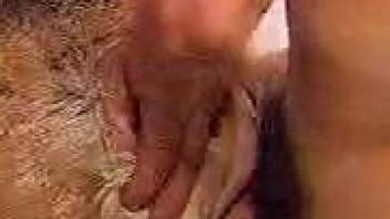 Smashing close-up scene of deep animal butt penetration