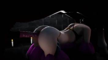 3D animated adult film depicting bestiality involving a young girl character