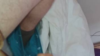 Snails swarm around this guy's cock and cause him to climax