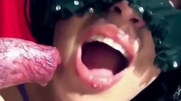 Close-up blowjob compilation with horny zoohpiles