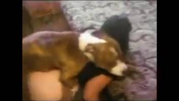 Loads of intense rough sex with a hot beast
