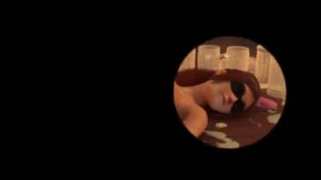 Intense cartoon bestiality adult film featuring a Roman centurion with an enormous penis