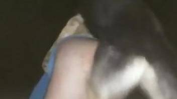 German shepard fucks tight ass woman in midnight zoo XXX