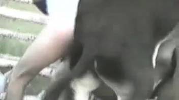 Sexy guy leans forward to be screwed by a steamy monster