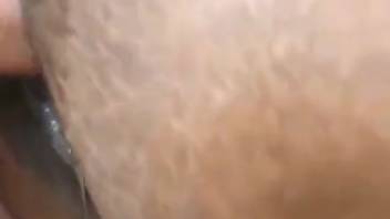 Guy thrusts cock deep into mare's cunt for intense climaxes