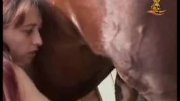 Fiery redhead babe gets pounded by a well-hung stud